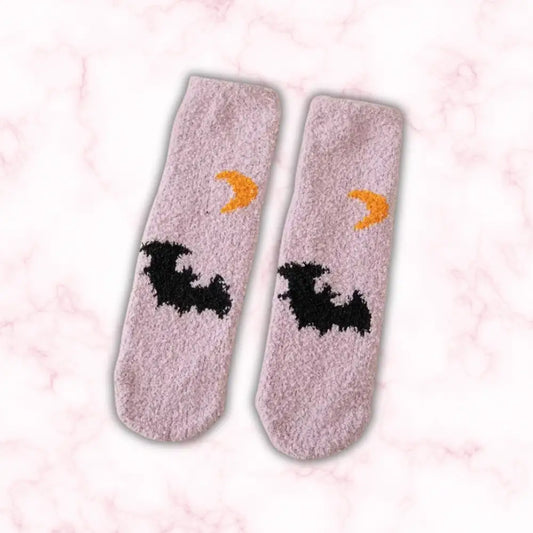Bat Socks Purple / One Size