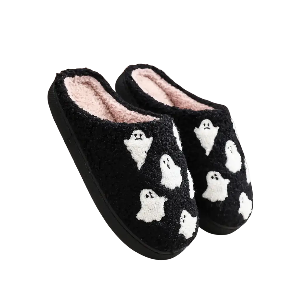 Ghost Slippers - Black / 36-37