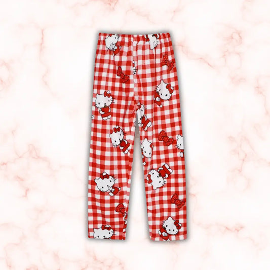 Plaid Hello Kitty Pajama Pants
