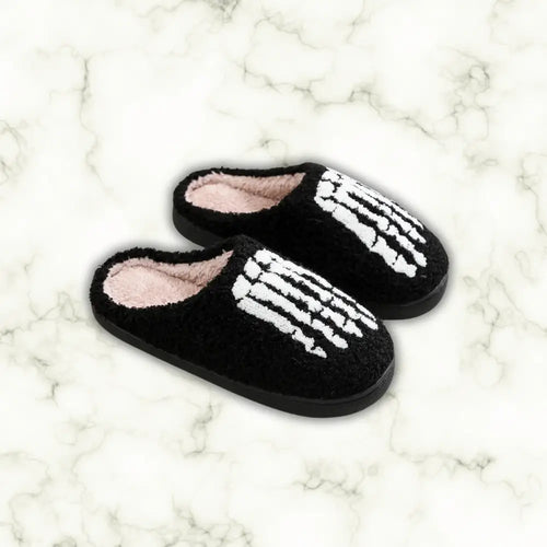 Skull Hands Slippers