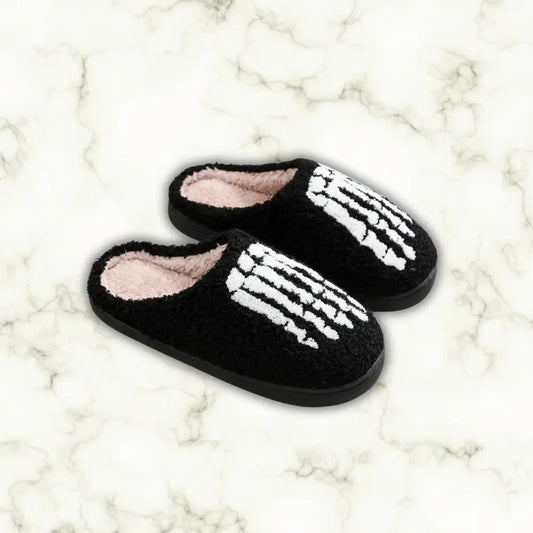 Skull Hands Slippers