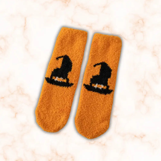 Witch Hat Socks Orange / One Size