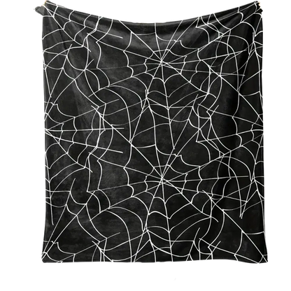 Spider Web Blanket Black / 100cmx75cm