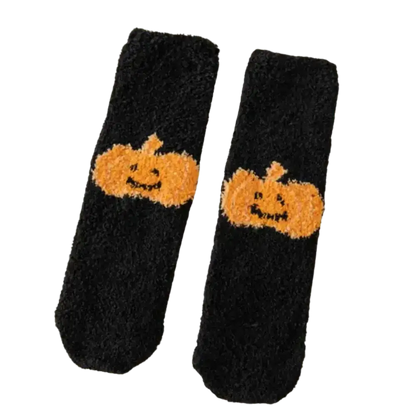 Pumpkin Socks Black / One Size