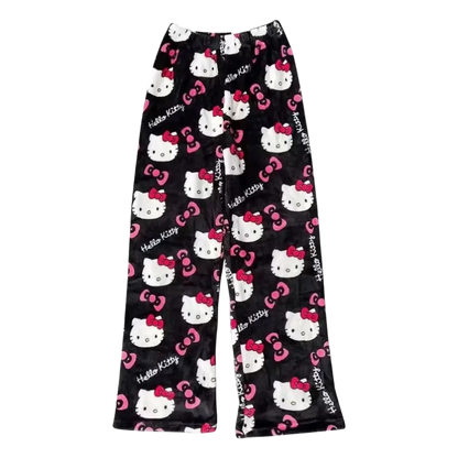 Hello Kitty Pajamas Pants Black / M