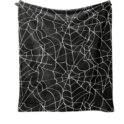 Spider Web Blanket Black / 100cmx75cm